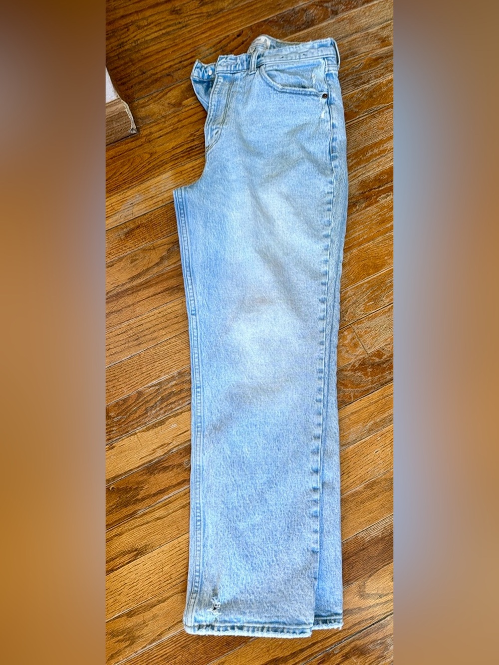 Abercrombie & Fitch Light Blue Straight Leg Jeans